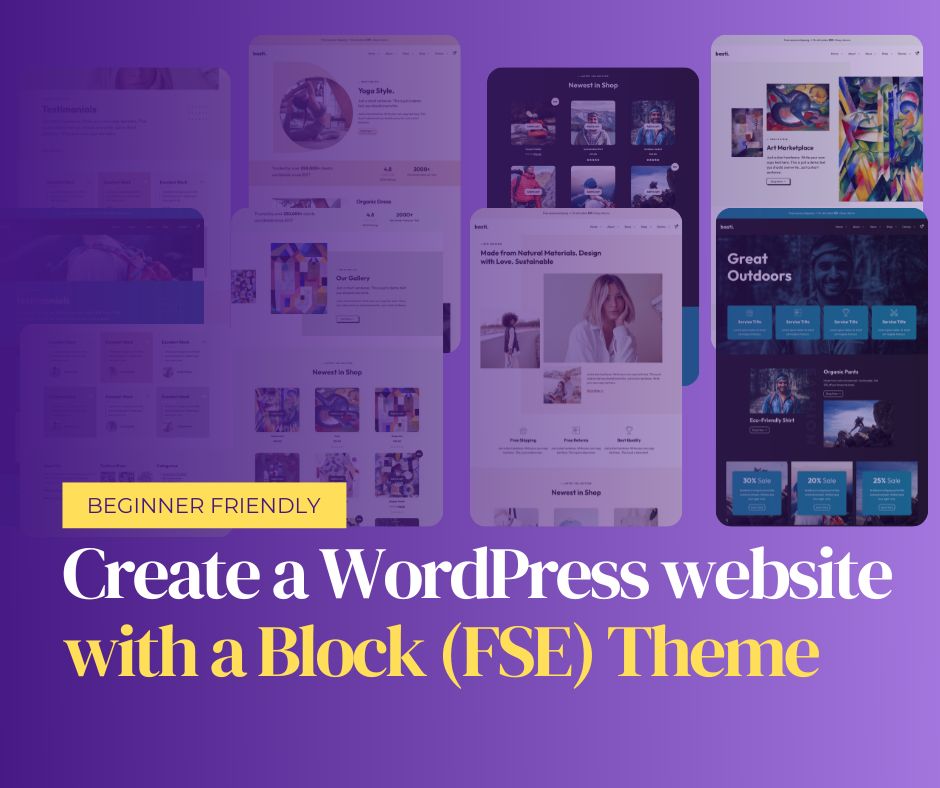 Create a Website with Block(FSE) Theme